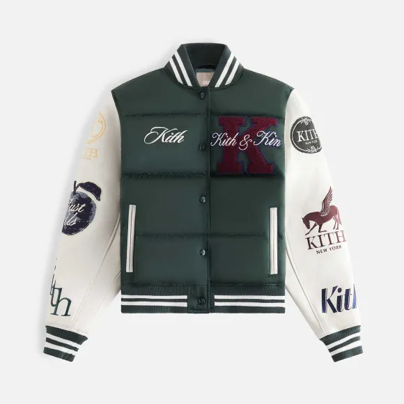 Kith Women Arlan Puffer Varsity Jacket