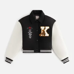 Kith Women Campbell Cropped Varsity Jacket