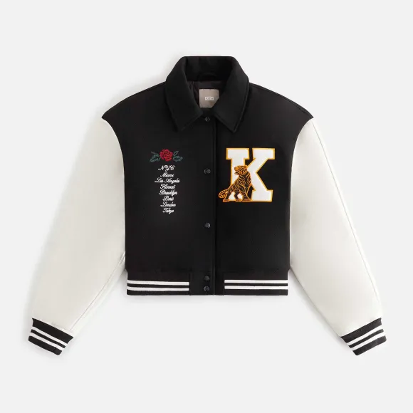 Kith Women Campbell Cropped Varsity Jacket