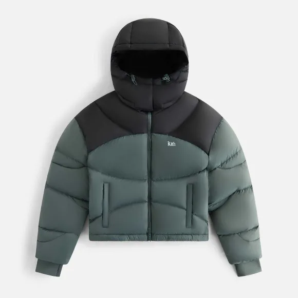 Kith Women Corey Hooded Nylon Puffer