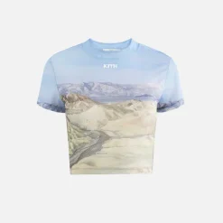 Kith Women Desert Landscape Mulberry Mesh Tee