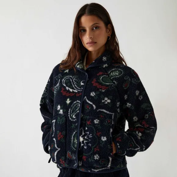 Kith Women Grayson Paisley Jacquard Sherpa