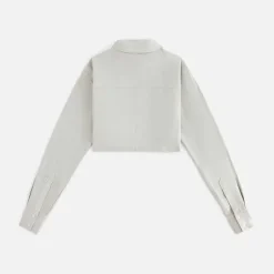 Kith Women Kylan Jacquard Faille Cropped Buttondown
