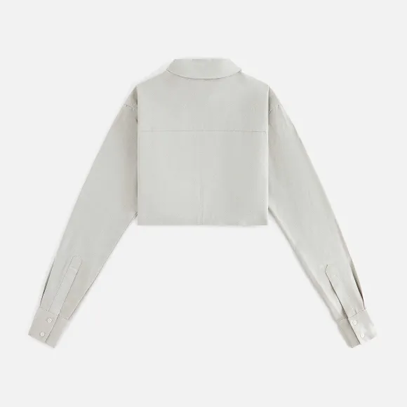 Kith Women Kylan Jacquard Faille Cropped Buttondown