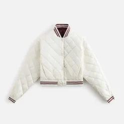 Kith Women Landry Ii Cropped Satin Bomber