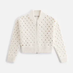 Kith Women Merritt Crochet Knit Bomber