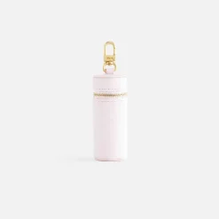 Kith Women Wave Monogram Deboss Leather Cylinder Pouch