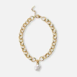 Laila Necklace With Detachable Pearl Pendant