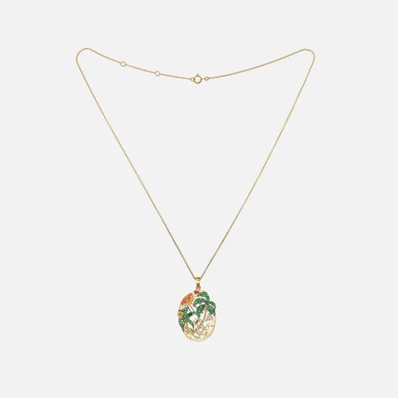 Lamour A La Page Palm Necklace