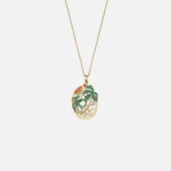 Lamour A La Page Palm Necklace
