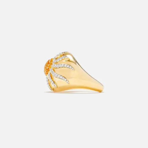 Les Soleils Sun Dome Ring In 18K