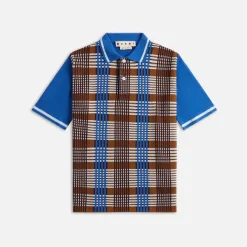 Light Cotton Check Polo