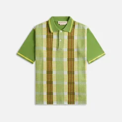 Light Cotton Check Polo