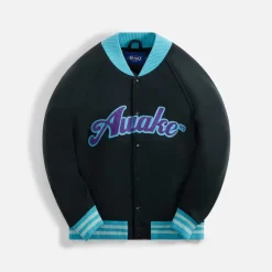 Melton Wool Chenille Logo Varsity Jacket