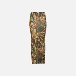 Mesh Printed Skirt