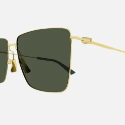 Metal Rimless Frame Sunglasses