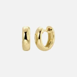 Mini Huggie Hoops 14K Gold