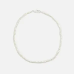 Mini Pearl Chain Sterling Sliver