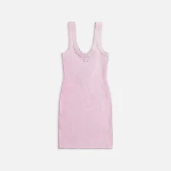 Mini Tank Dress With Embossed Logo