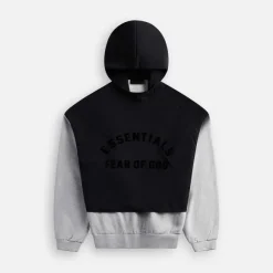 Nylon Fleece Hooded Sweater