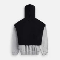 Nylon Fleece Hooded Sweater