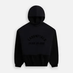Nylon Fleece Hooded Sweater