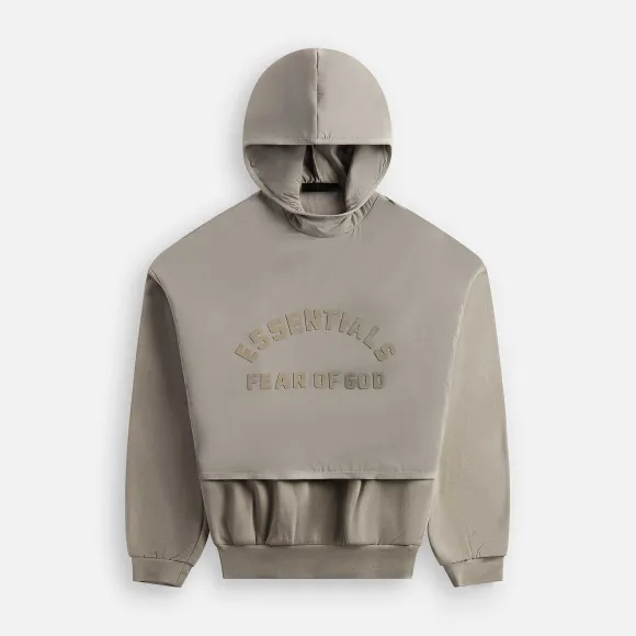Nylon Fleece Hoodie