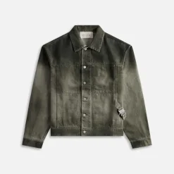 Overdyed Canvas Buckle Jacket