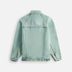 Overdye Logo Loose Denim Jacket