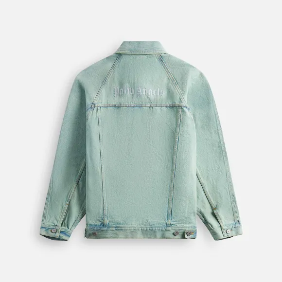 Overdye Logo Loose Denim Jacket