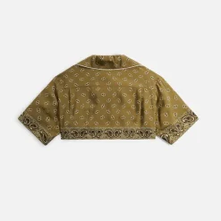 Paisley Cropped Shirt