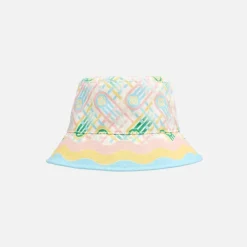 Ping Pong Printed Denim Bucket Hat