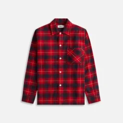 Plaid Long Sleeve Flannel Shirt