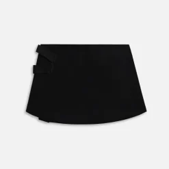Pleated Wrap Skirt