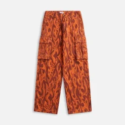 Printed Cargo Pants