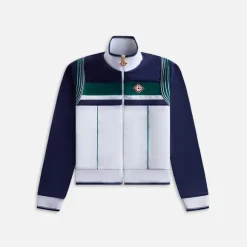 Ribbed Armhole Track Jacket