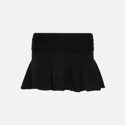 Ruched Heart Scallop Skirt