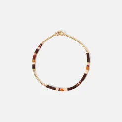 Shine Bracelet Pattern Beads With 18K Yellow Gold