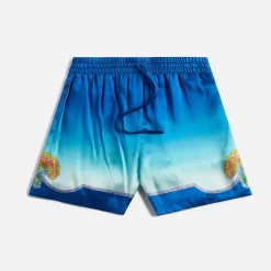 Silk Shorts With Drawstrings
