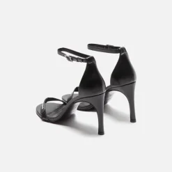 Skinny Strap Logo Sandals