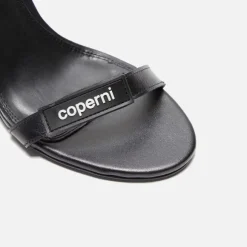Skinny Strap Logo Sandals