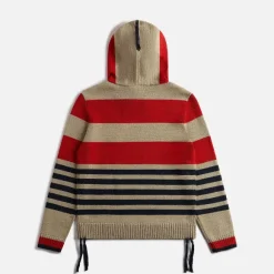 Stripe Hooded Jumper