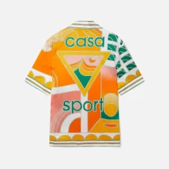 Summer Court Unisex Cuban Collar Shirt