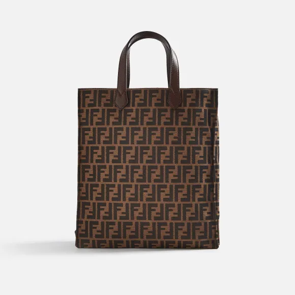 Wgaca Fendi Zucca Vertical Tote