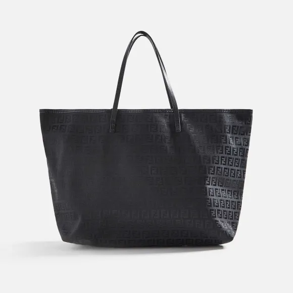 Wgaca Fendi Zucchino Tote