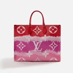 Wgaca Louis Vuitton Monogram Escale Canvas On The Go Gm