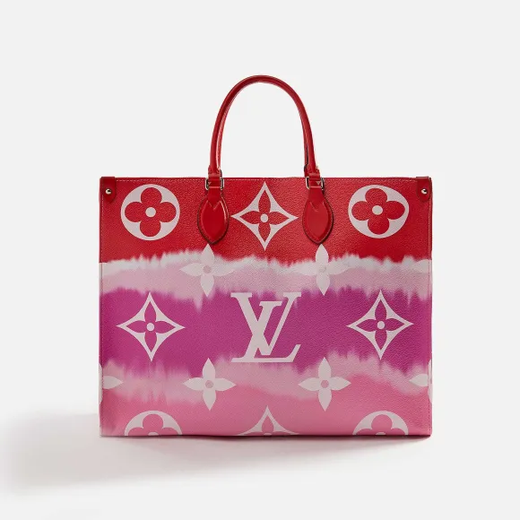 Wgaca Louis Vuitton Monogram Escale Canvas On The Go Gm