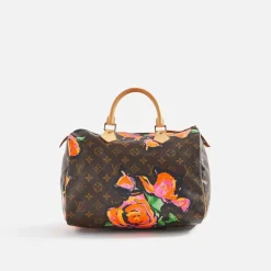 Wgaca Louis Vuitton Roses Speedy 30