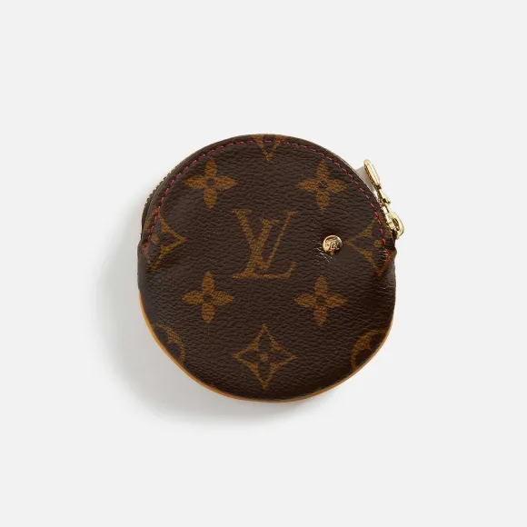 Wgaca Louis Vuitton X Takashi Murakami Cherry Porte Monnaie Round Coin Purse