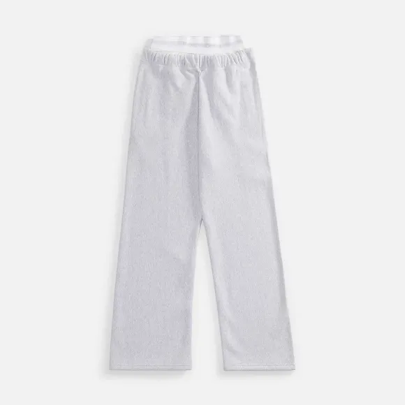 Wid Leg Sweatpant With Logo Elasitic Brief